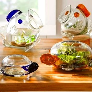 VivaTerra Recycled Glass Turtle